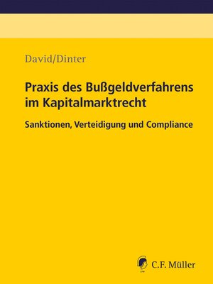 cover image of Praxis des Bußgeldverfahrens im Kapitalmarktrecht